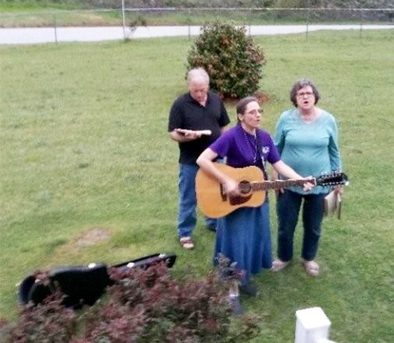 Outdoor preaching