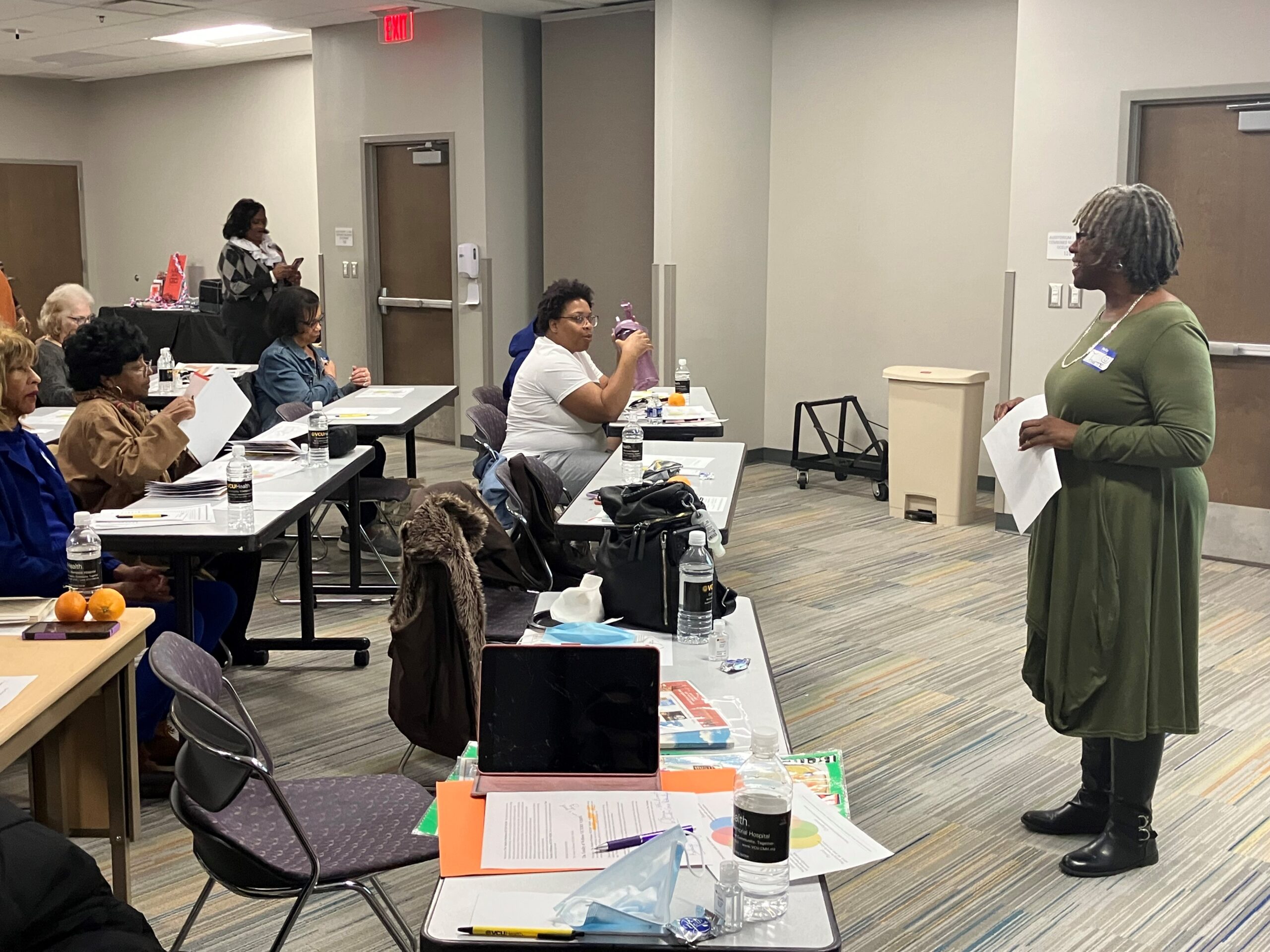 Jeanette Grimes, CEO of LeZeal Enterprises LLC, gave practical steps with the 8 Dimensions of Wellness.