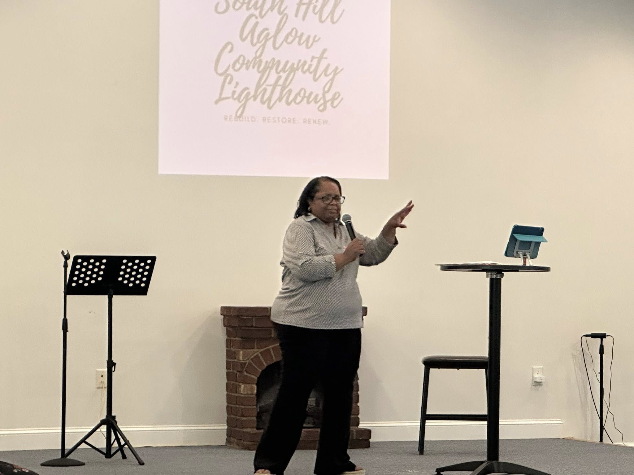 Our May Fellowship with VP of Financial Development, Alfredia Lee!